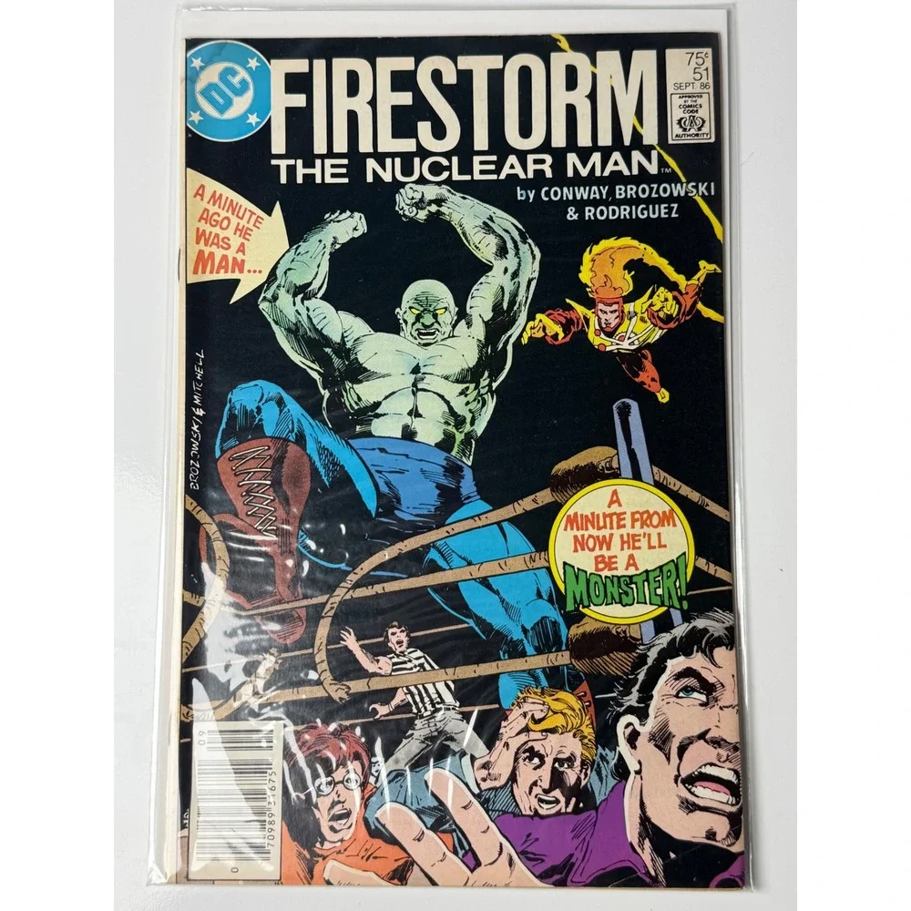 Firestorm The Nuclear‎ Man 51 DC Comics Sept 1986 Copper Age Gerry Conway